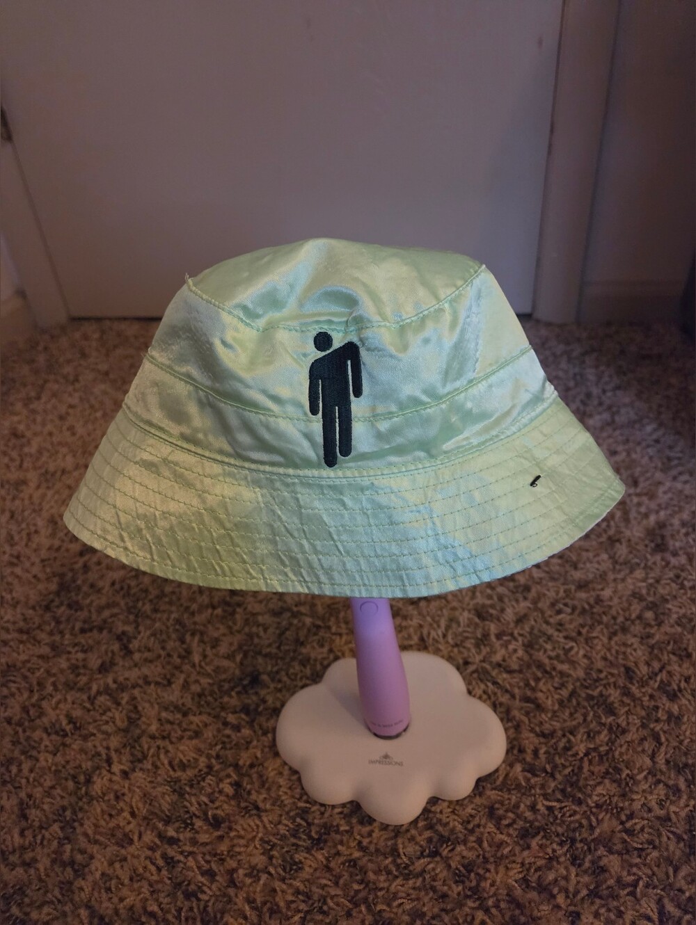 Billie Eilish × New Era Reversible Green Money Bucket Hat Adult Size Medium